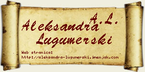 Aleksandra Lugumerski vizit kartica